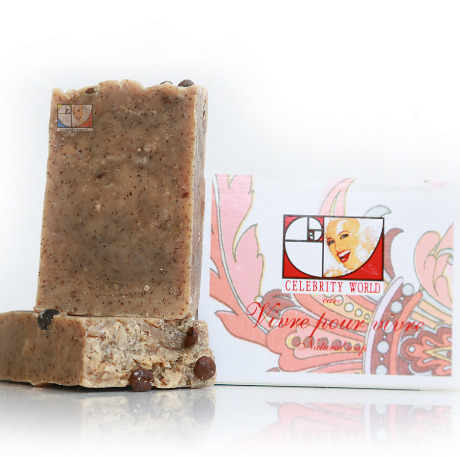 Кофе эдишен натуральное кофейное мыло-скраб